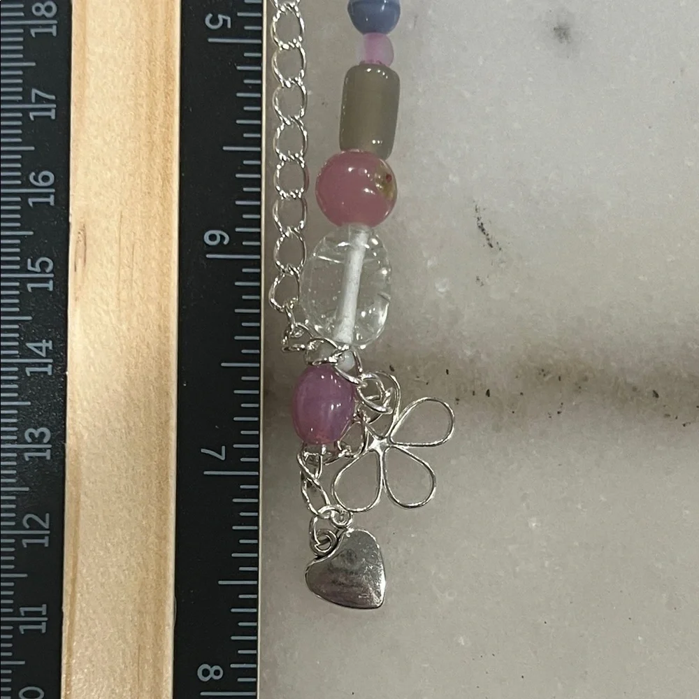 Chic Multicolor Beaded Bracelet with Silver Accents